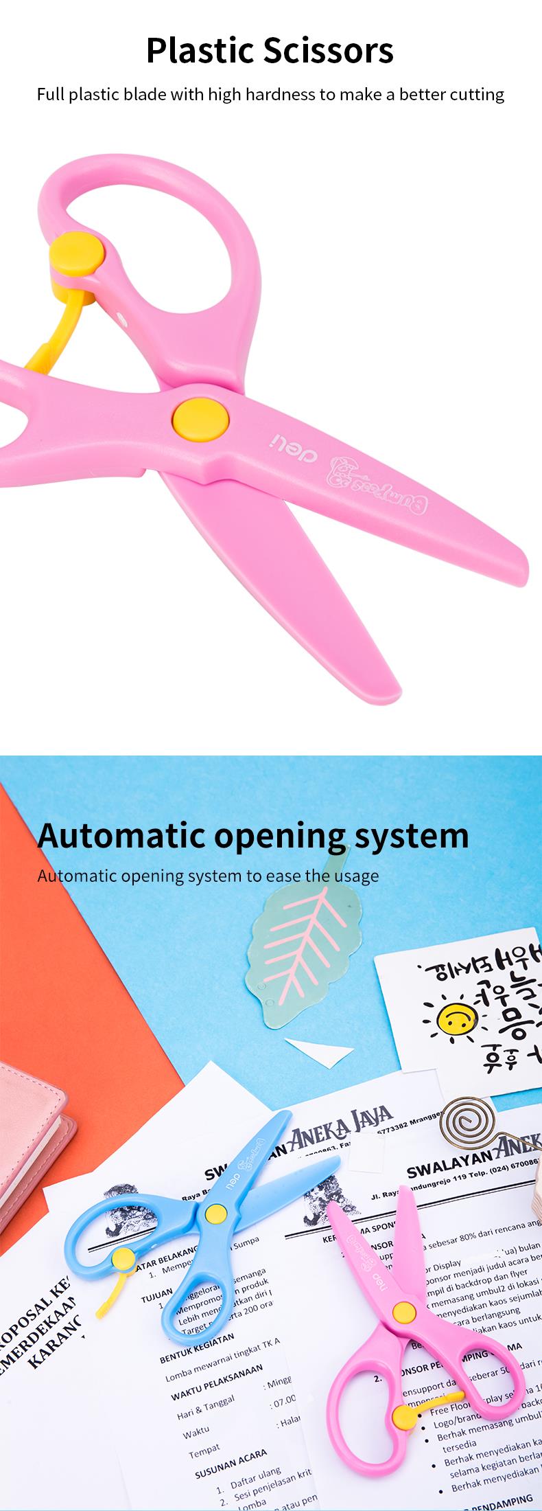 1pc Deli Ed60402 Kids Scissors 5 Small Safety Scissors Bulk Blunt Tip Toddler  Scissors Soft Grip Kid Scissors For School Classroom Children Craft Art  Supplies, Quick & Secure Online Checkout