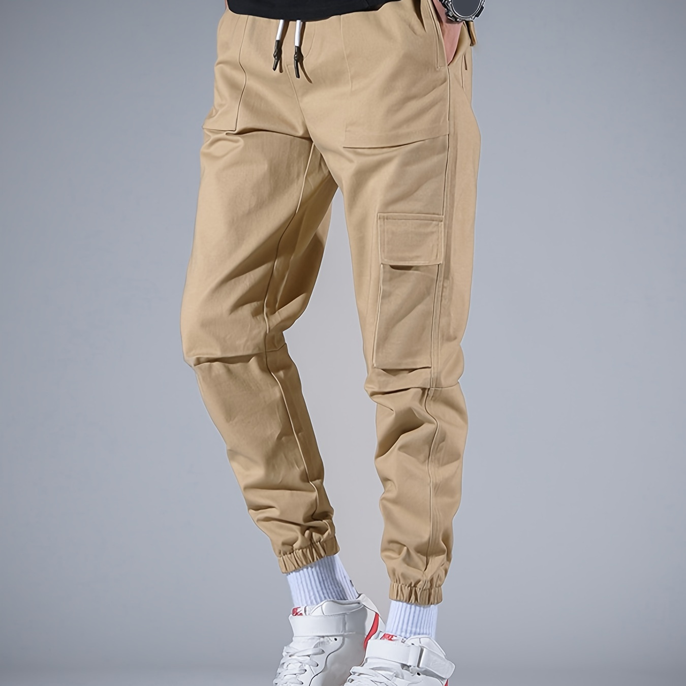 Men's Drawstring Waist Cargo Pants For Big And Tall Guys Best Sellers ...
