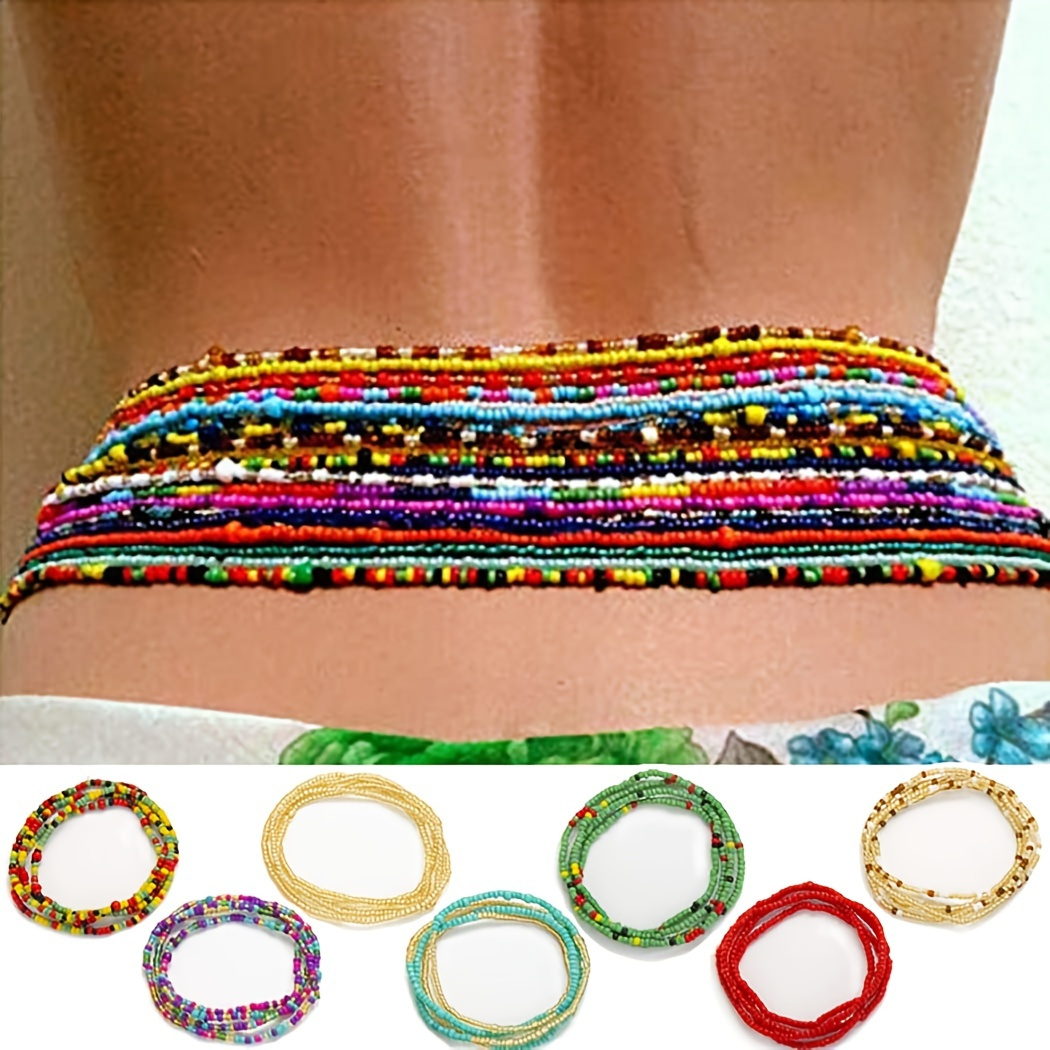

Waist Beads Chain Belt Layered Belly Body Chain Beach Waist Jewelry Body Accessories For Women