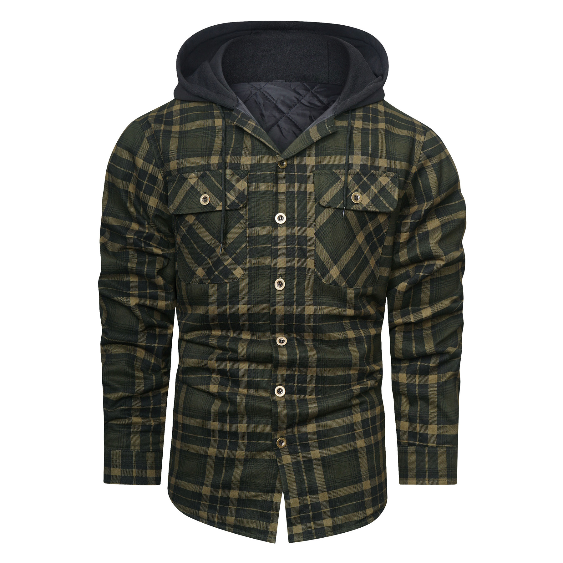 HAIL - Men's Stylish And Relaxed Organic Cotton Plaid Shirt