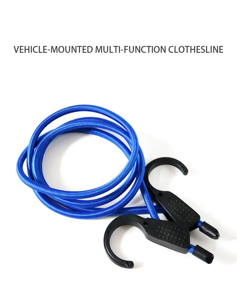 1pc Bungee Cords Hooks Elastic Strap Adjustable Tension Belt Car  Clothesline Hook Cargo Luggage Lashing Buckle Rope Car Motorcycle Travel, Today's Best Daily Deals