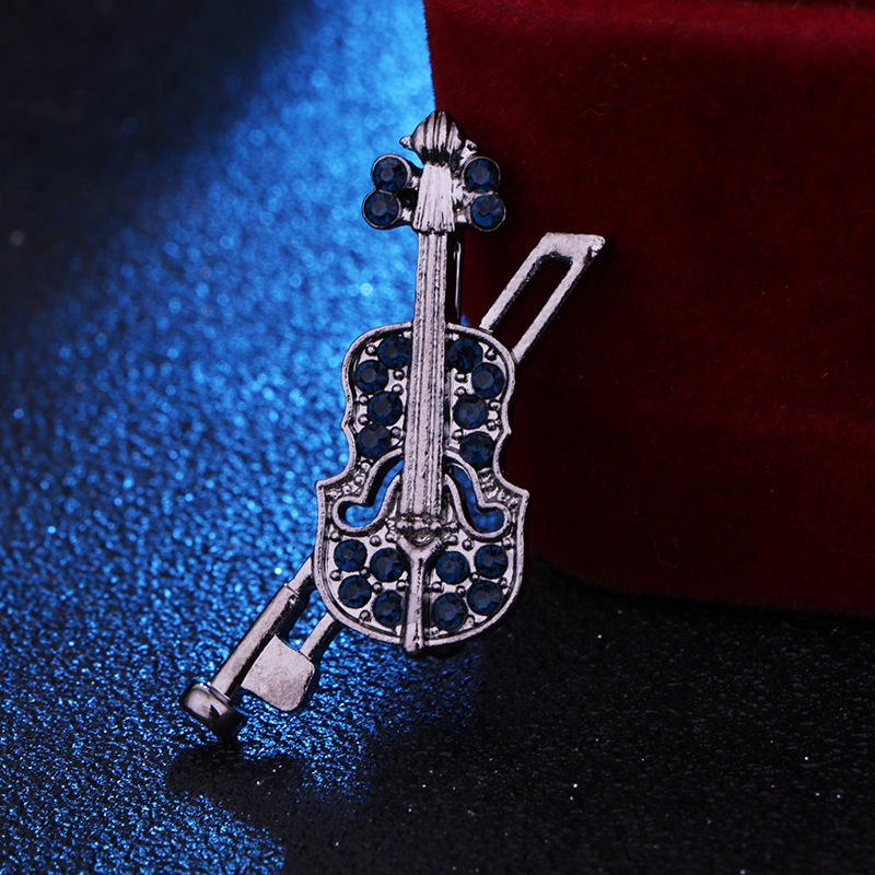 1 Pieza Moda Hombres Estilo Musical Violín Borla Cadena Nota Broche Traje  Accesorios - Joyería Accesorios - Temu