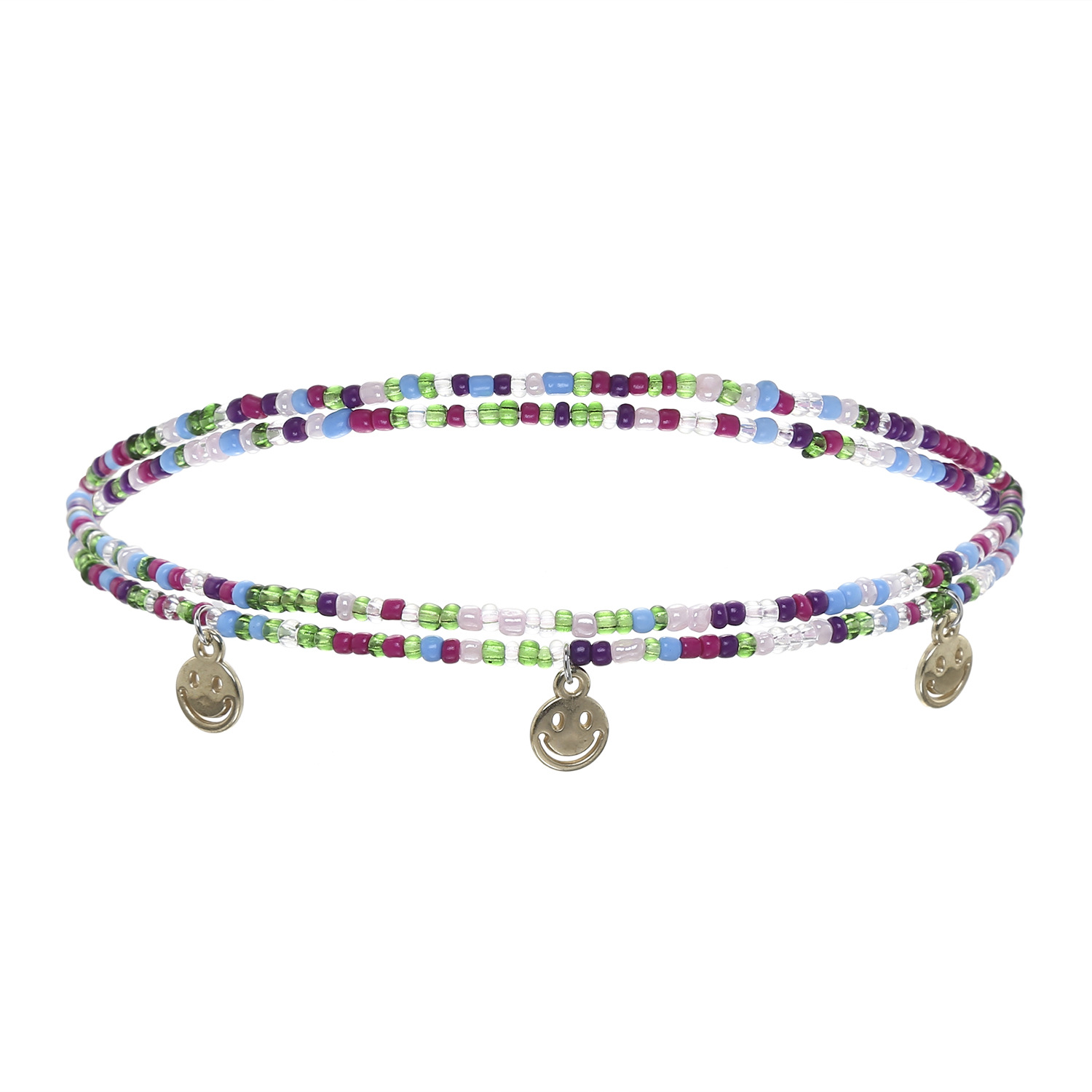 Colorful Beaded Body Chain Elastic String Waist Chain