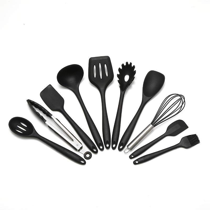 10pcs Silicone Cooking Kitchen Utensils Set Spatula Spoon Kitchen ...