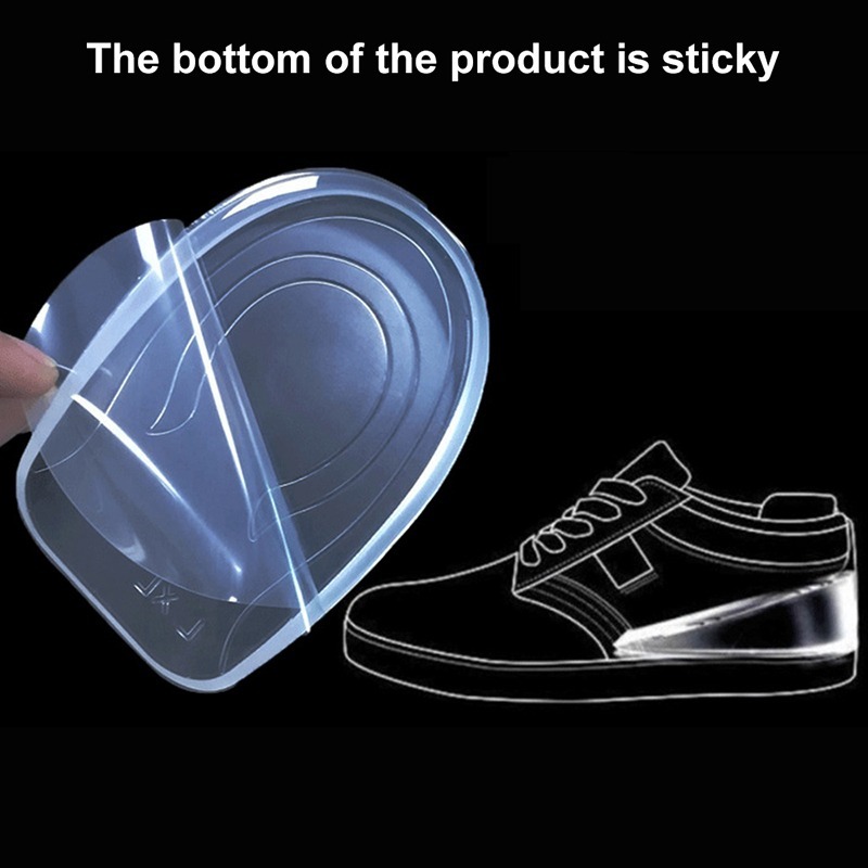 Invisible Inner Heightening Insoles Anti Skid Foot Care - Temu Canada