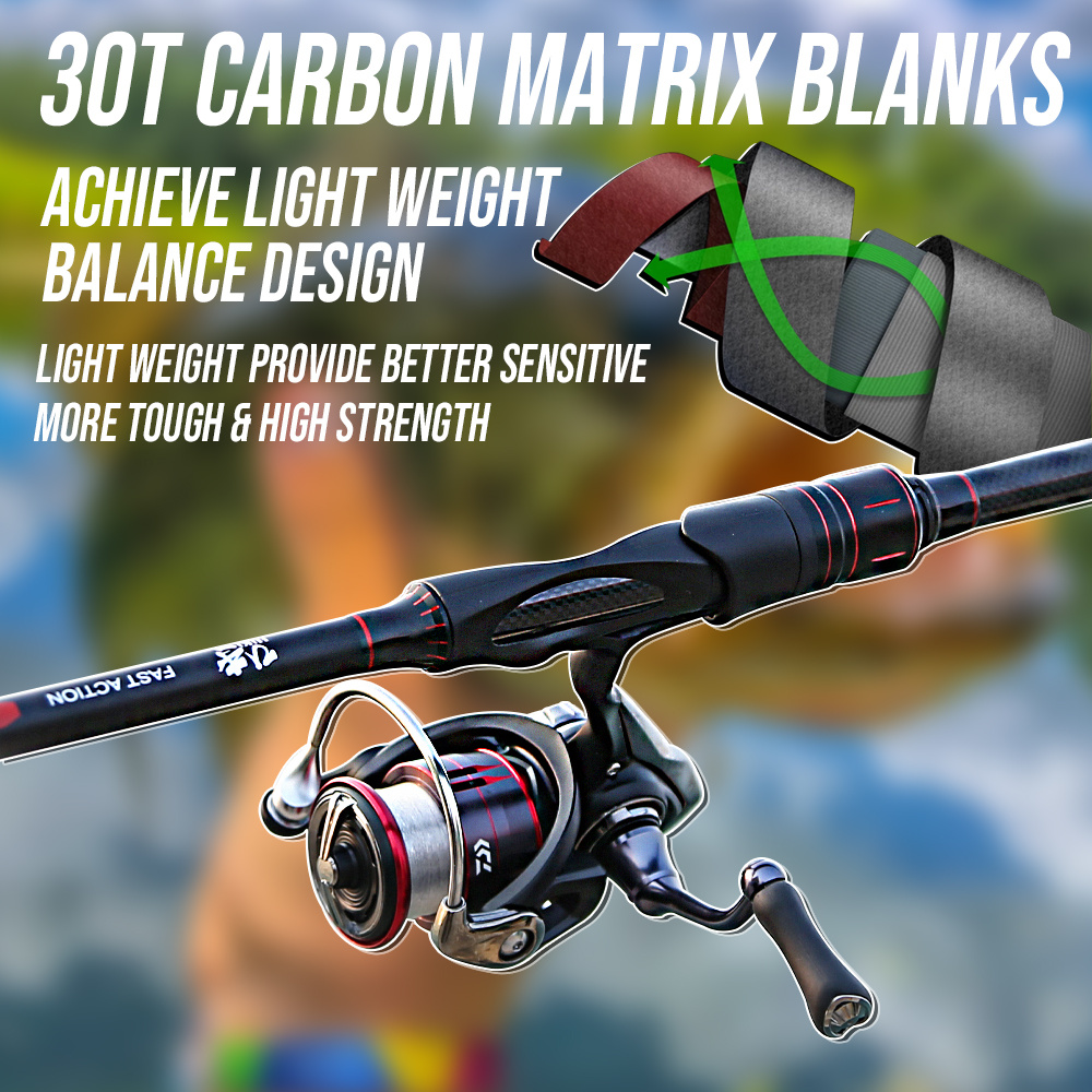 B u Hiki Ultra Light High Carbon Spinning Fishing Rod 4 - Temu Canada