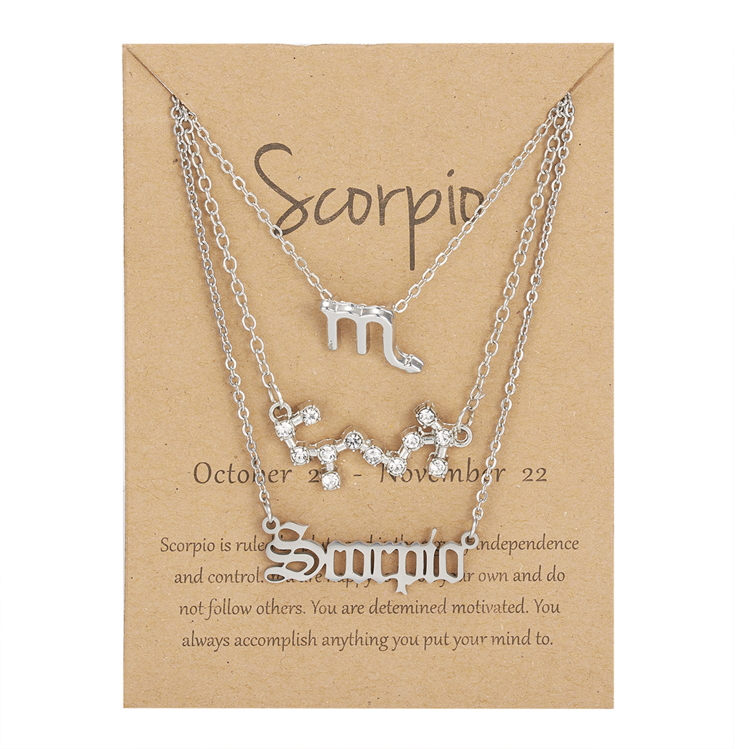 Scorpio hot sale star necklace