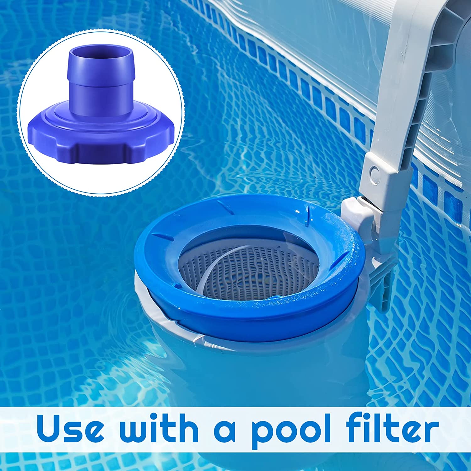 Pool Adapter For Intex Surface Skimmer Wall Mount Hose Adaptor B