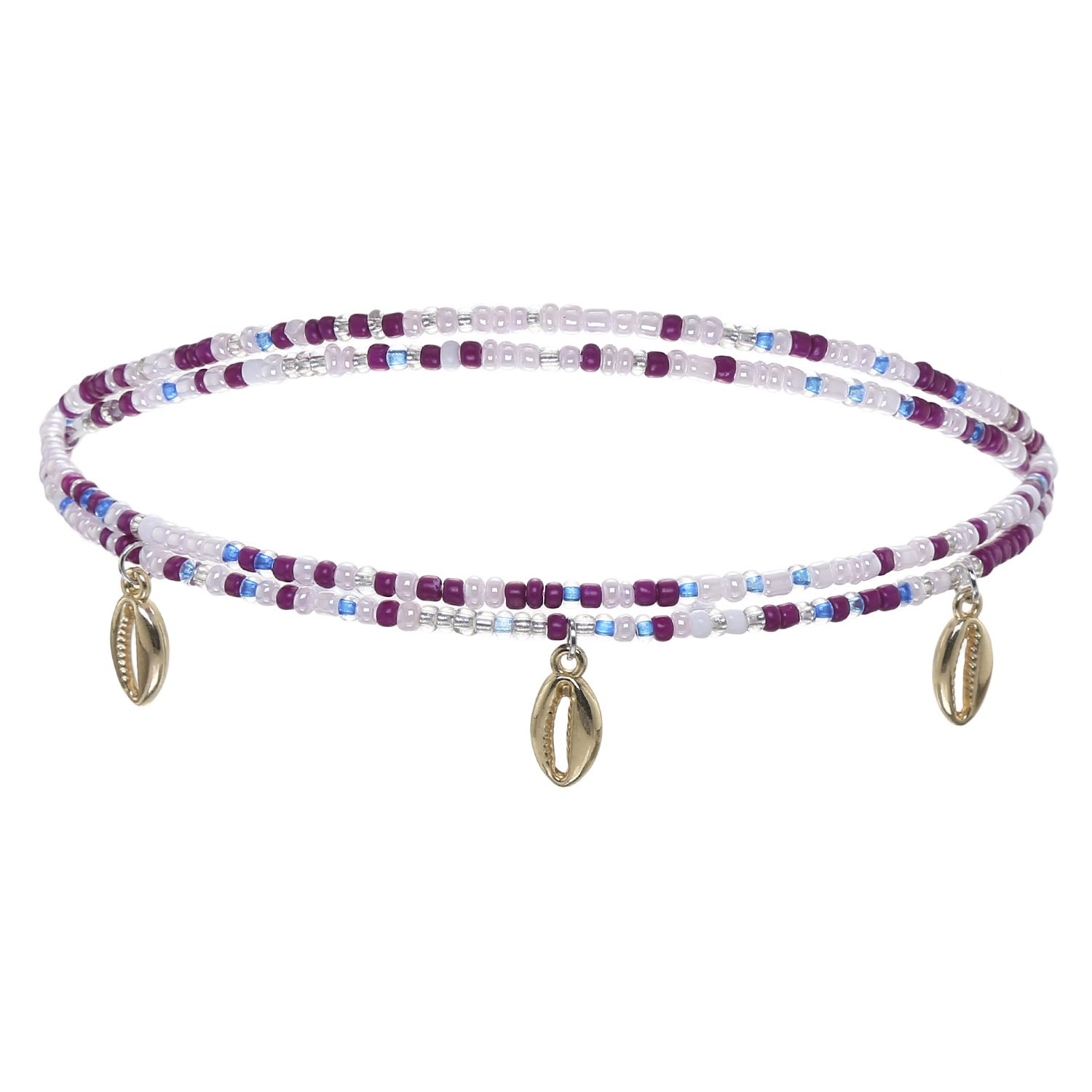Colorful Beaded Body Chain Elastic String Waist Chain
