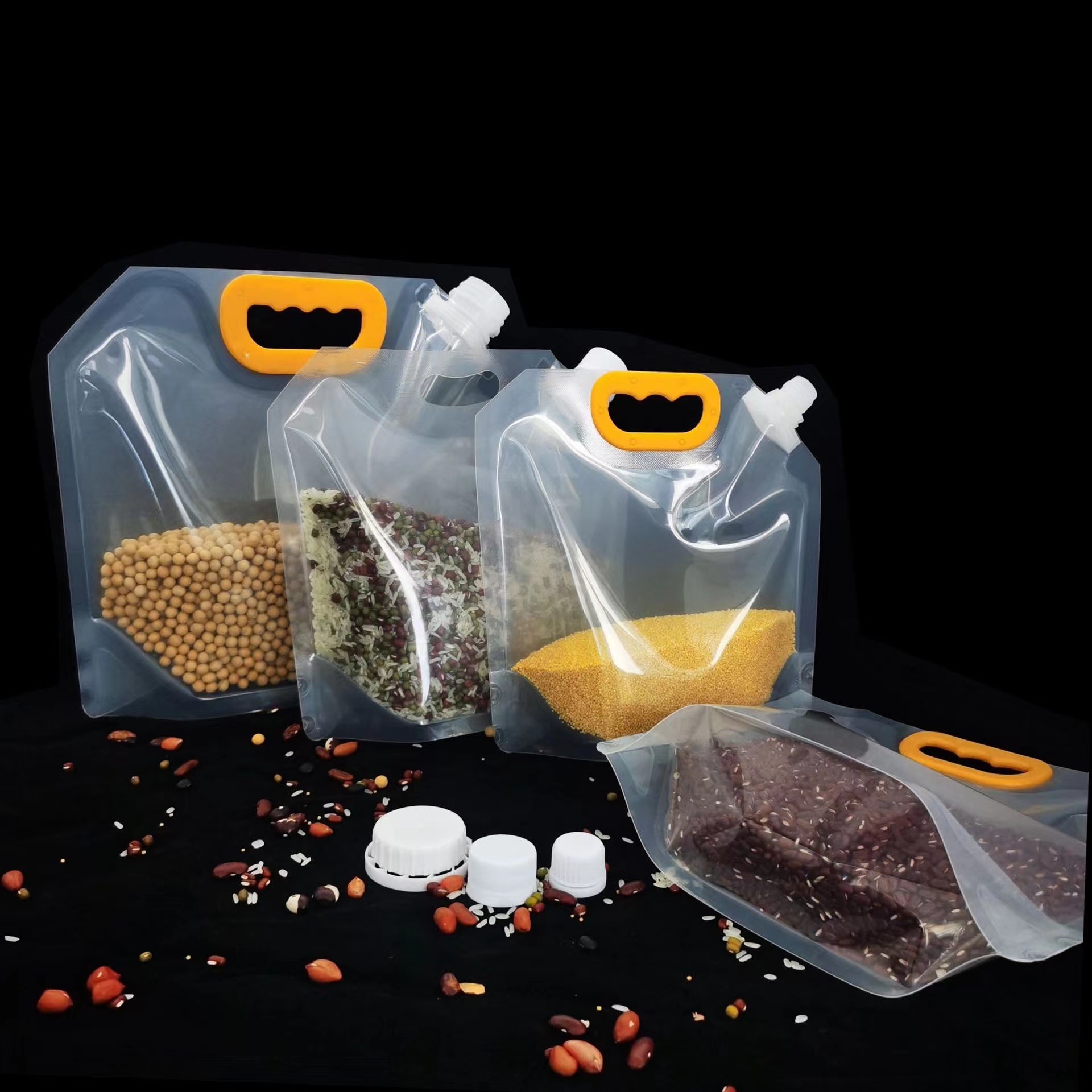 Yirtree Grain Moisture-proof Sealed Bag, Transparent Grain Storage