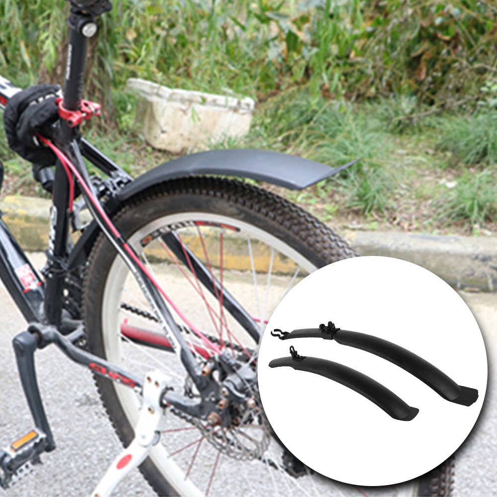 2pcs Durable Bike Mudguard Set Protects You And Your Bike From Rain