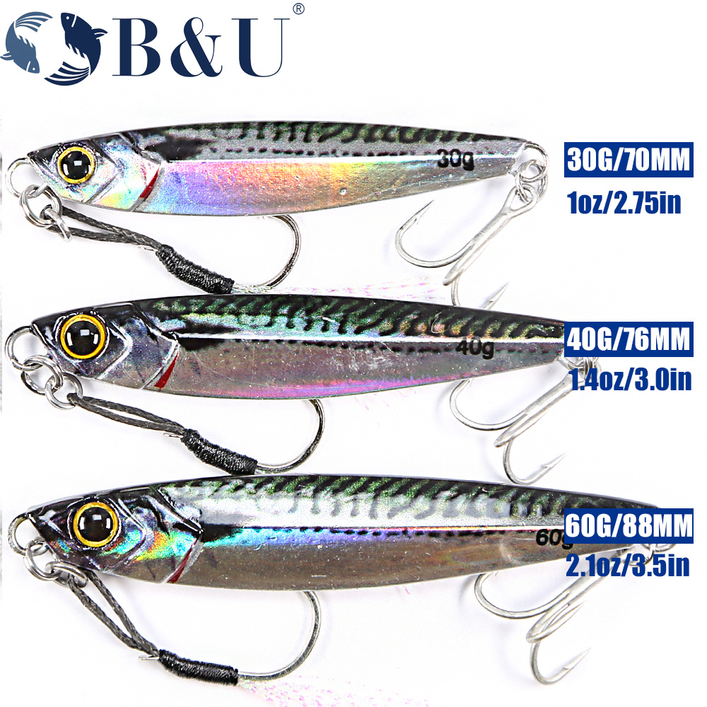 B u 3d Metal Fishing Lure Bait Artificial Pencil Bait Two - Temu