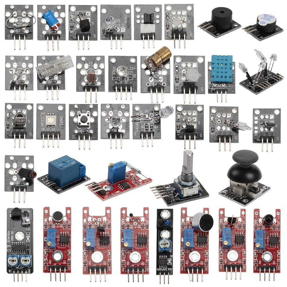 1 Set Per Arduino 45-in-1 Sensori Moduli Starter Kit Meglio Di 37-in-1 Sensori  Kit R3 MEGA2560 - Temu Italy