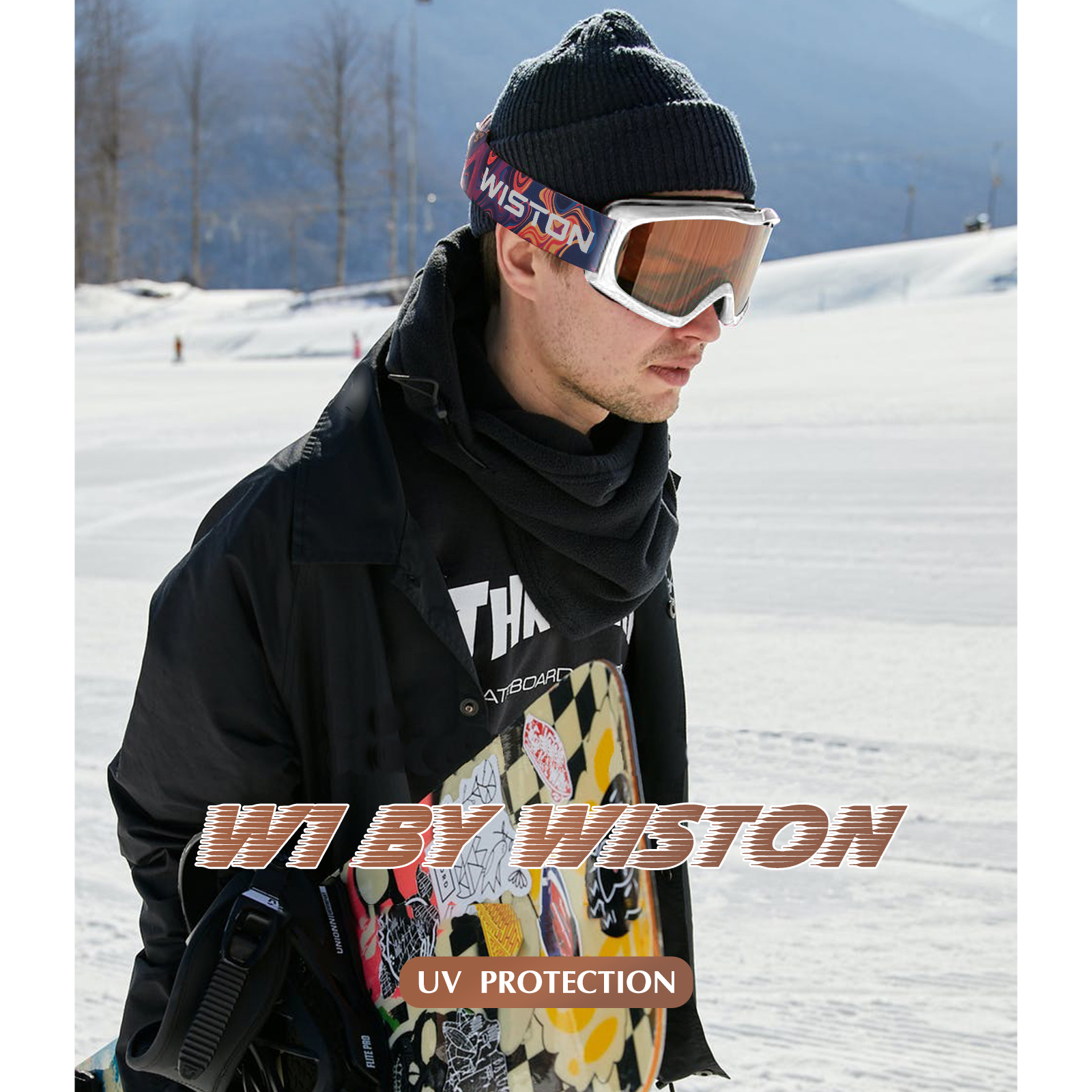 Ski Goggles With Cover Otg Snow Snowboard Goggles For Men Women