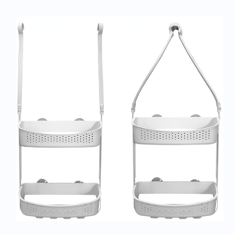 Bathroom Shower Caddy Anti swing Hanging Basket Over - Temu