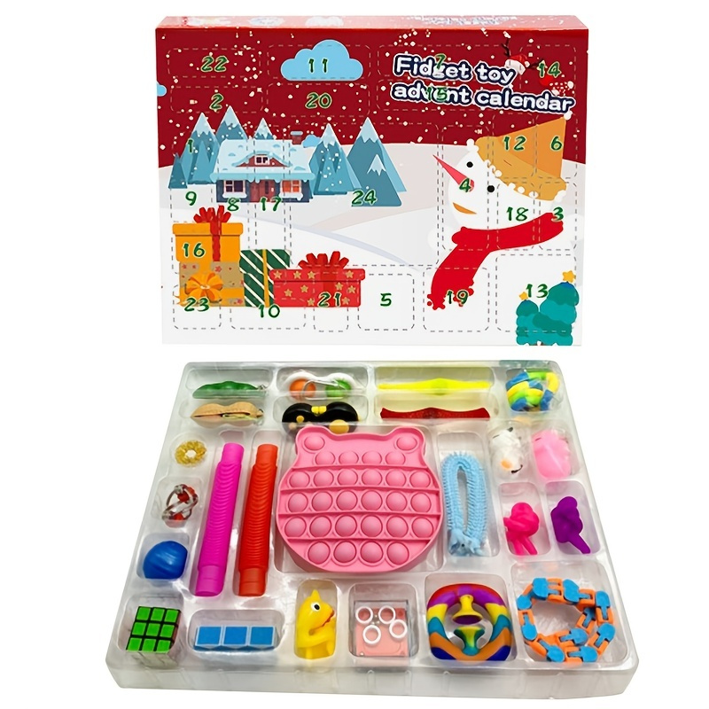 Advent Calendar 2022, 24 Days Of Surprises Fidget Toys Box, Christmas