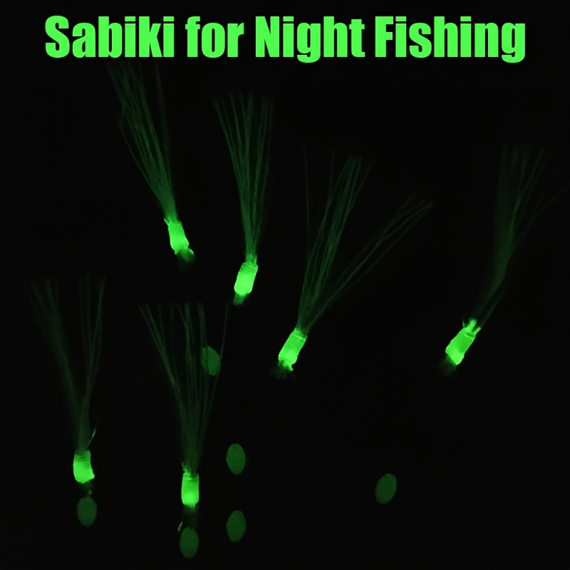 Glow In Dark Fishing: Sabiki Bait Rigs Luminous Lures - Temu