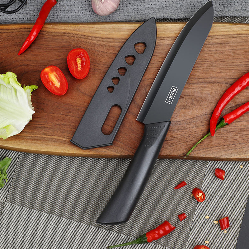 Premium Black Blade Kitchen Knife Set Sharp Chef - Temu