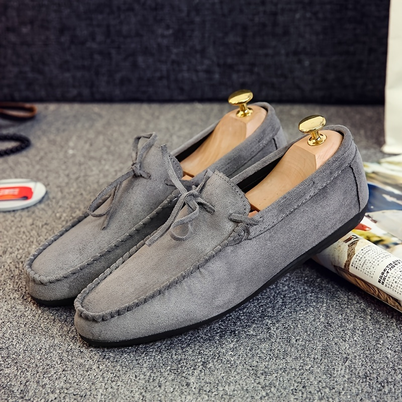 Men's Suede Casual Slip On Loafers Moccasin - Clothing, Shoes & Jewelry ...