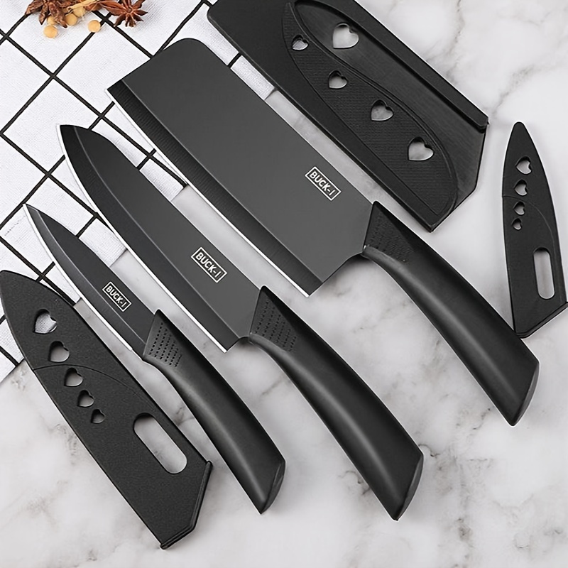 5pcs Set Chef Knives Set With Wooden Gift Box Professional - Temu