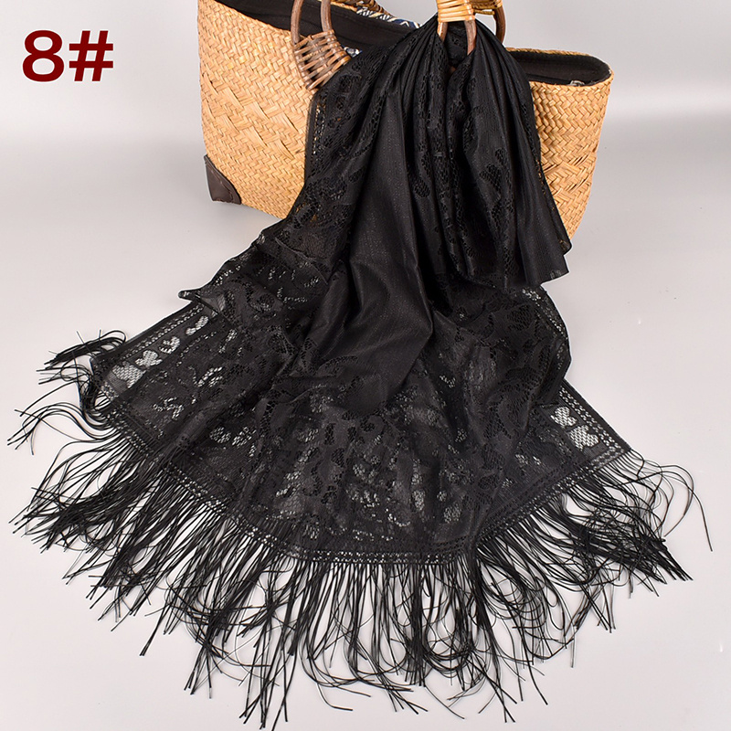 Elegant 3 3/4 inch Long Tassel Fringe / Style# TFH4 Color: Black, Silv