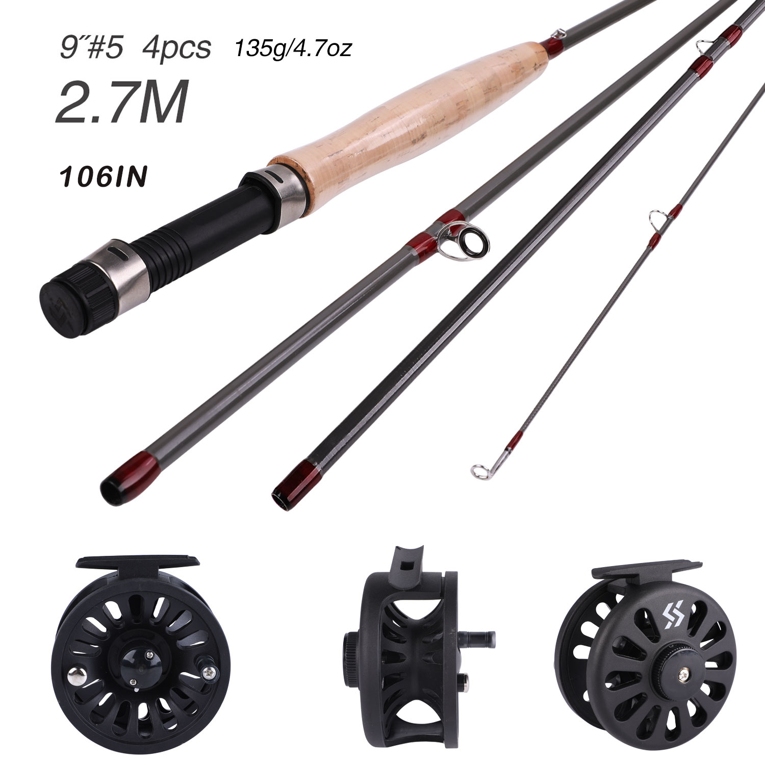 Sougayilang Fly Fishing Rod Reel Set Perfect Anglers Want - Temu