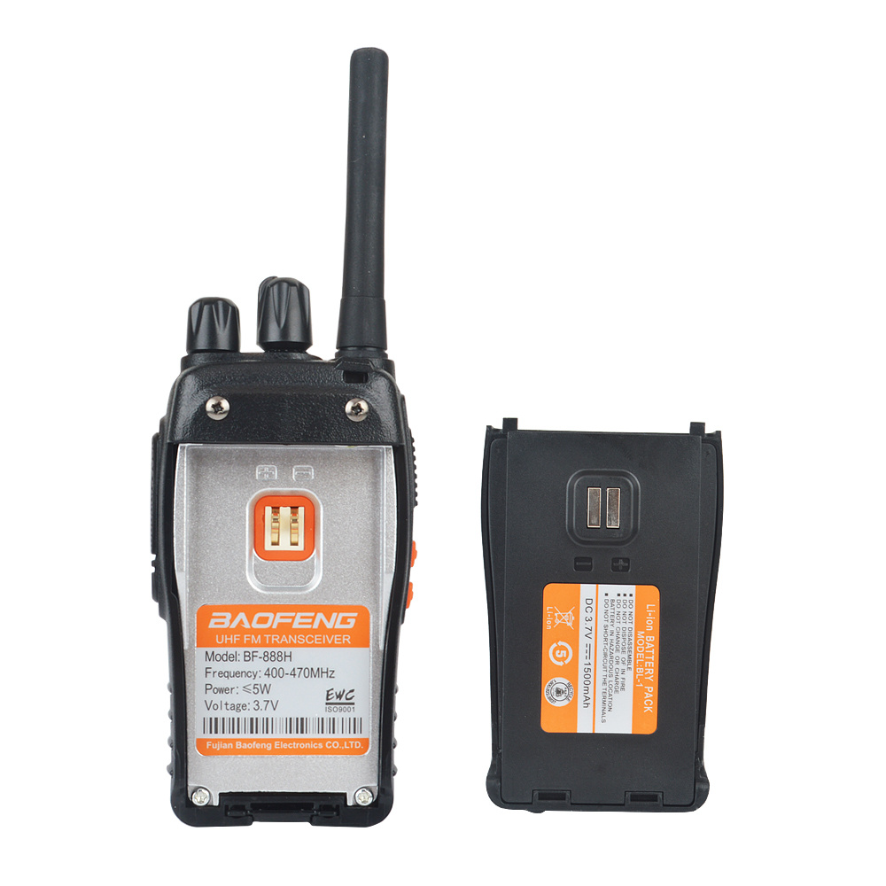 Walkie Talkies, Baofeng Bf-888h Handheld Two Way Radios With Rechargeable  Battery Headphone Wall Charger Long Range 16 Channels Temu