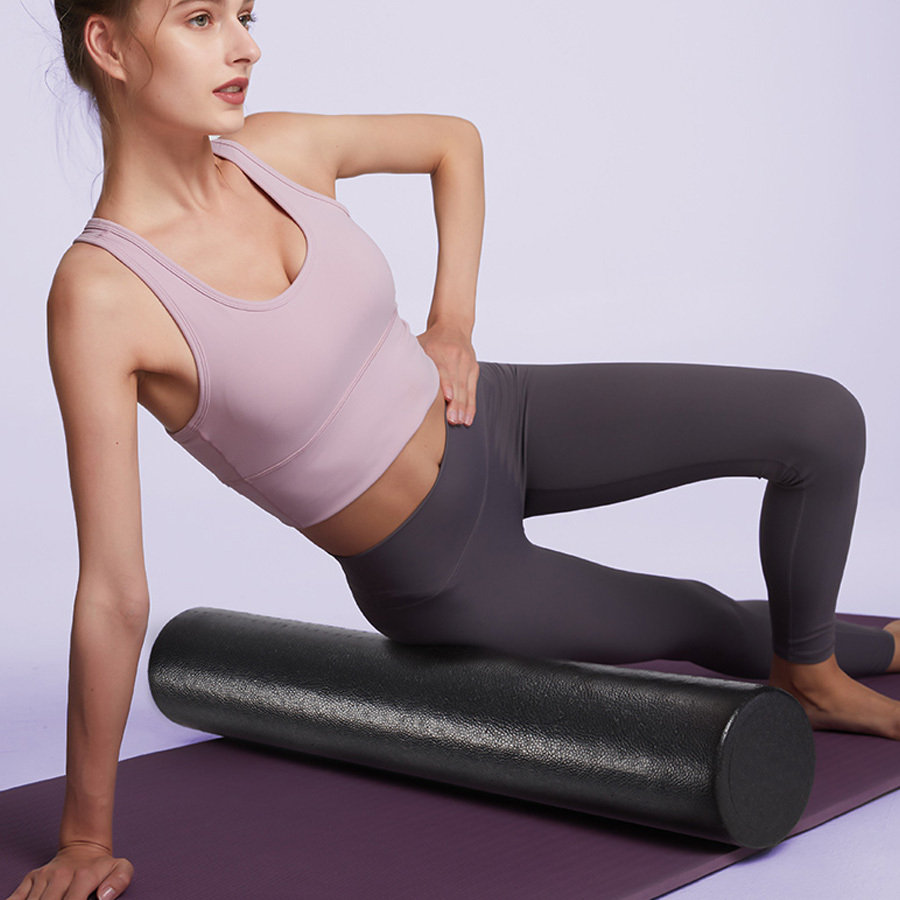 Long Pvc Yoga Massage Roller Fitness Yoga Column Muscle - Temu