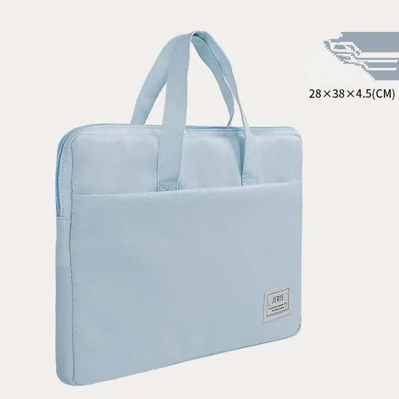 Solid Color Large Capacity Portable Office Bag For Men And - Temu