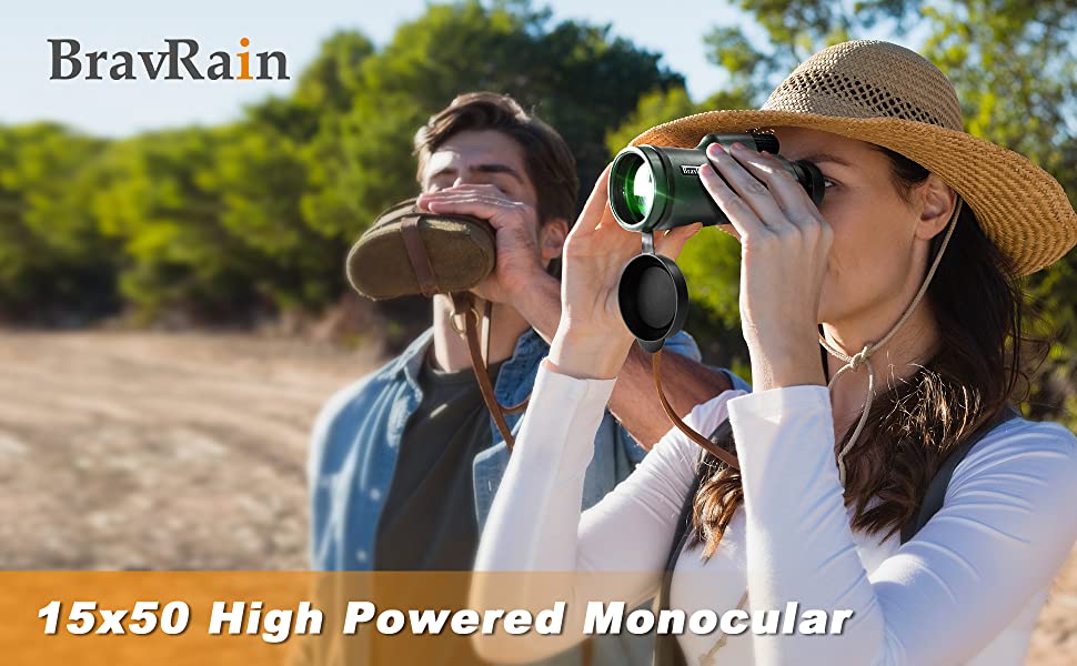 15x50 monocular telescope for smartphone high powered monoculars for adults kids friends with phone holder tripod for hiking hunting camping bird watching travel details 1