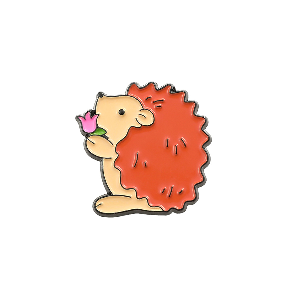 Hedgehog Ball Enamel Pin - Kawaii Pins by boygirlparty - Hedgehog Gifts