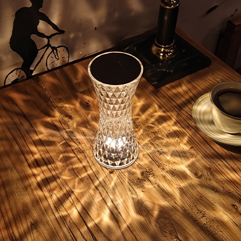 Lampe de chevet élégante en cristal avec contrôle - Temu Belgium