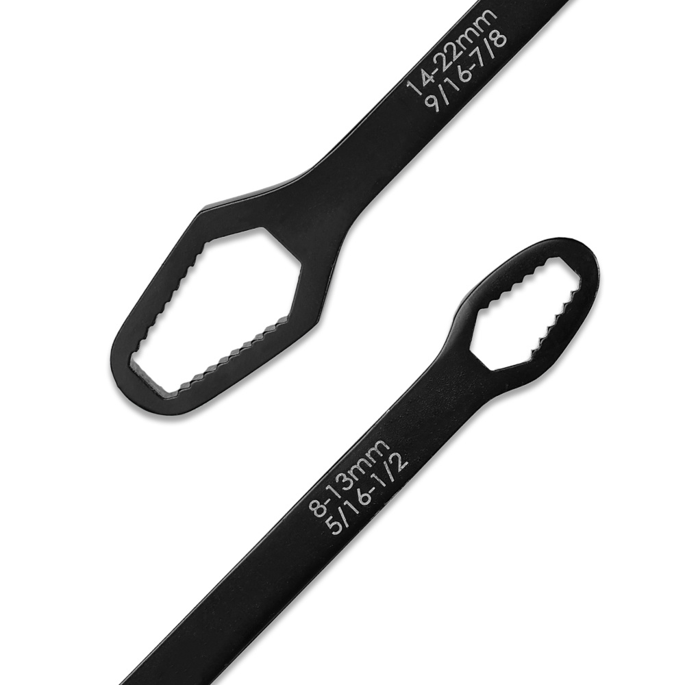 1pc Universal Double Head Wrench 88 22mm Self Adjusting Quick Wrench