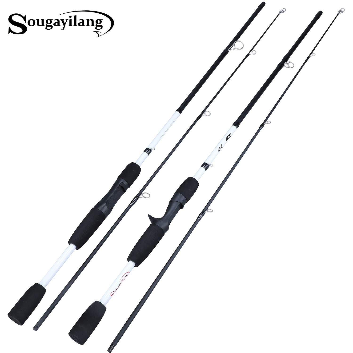 

Sougayialng 2 Sections Travel Spinning Casting Fishing Rod