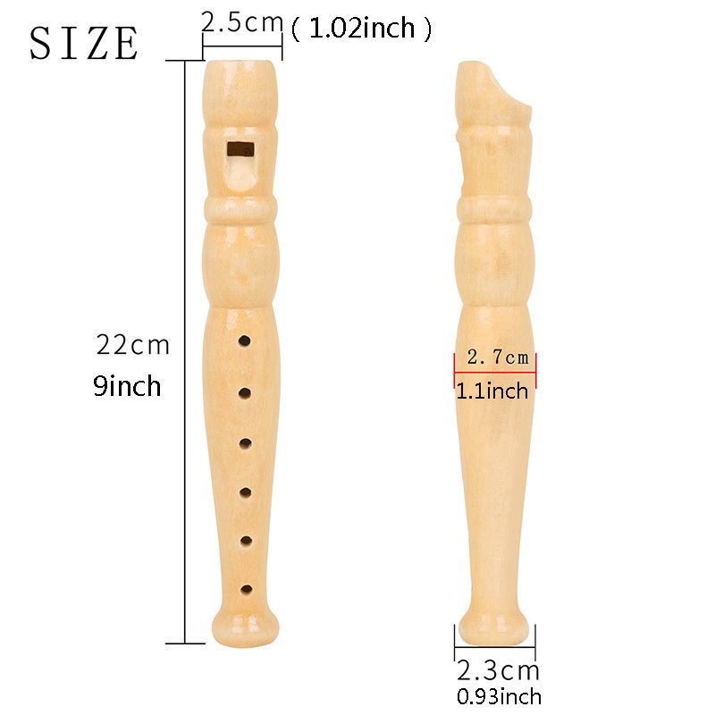 New 6 hole Children's Piccolo Wood Color British Temu