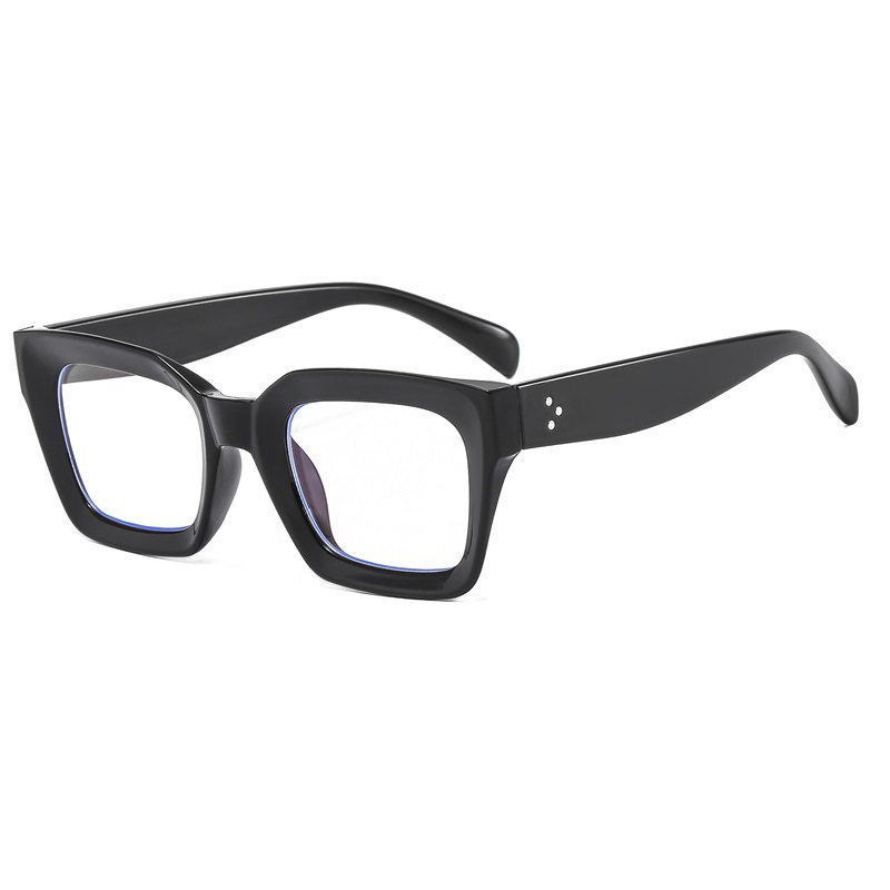 Thick Frame Blue Light Glasses, Thick Square Glass Frames