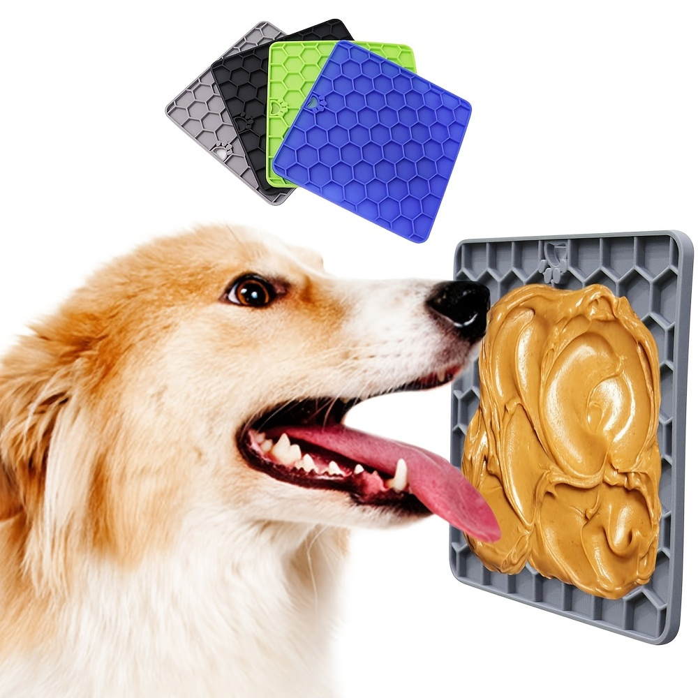 Silicone Pet Licking Pad Dog Slow Feeder Pad Dog Licking Mat With Suction  Cups Multifunctional Waterproof Dog Lick Mat For Anxiety Relief - Temu