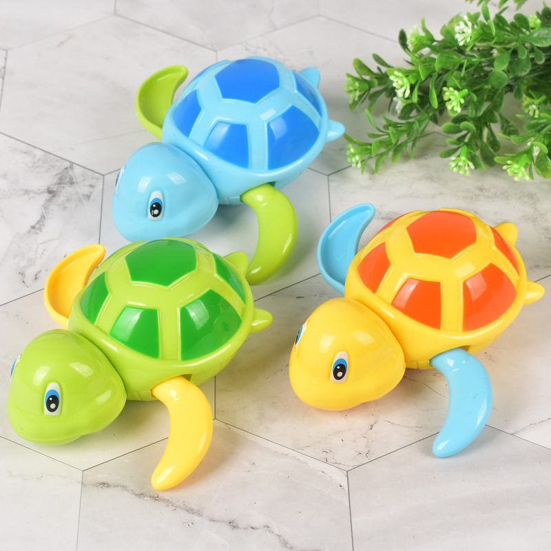 Fridja Baby Bath Swimming Bath Pool Toy Cute Wind Up Turtle Animal