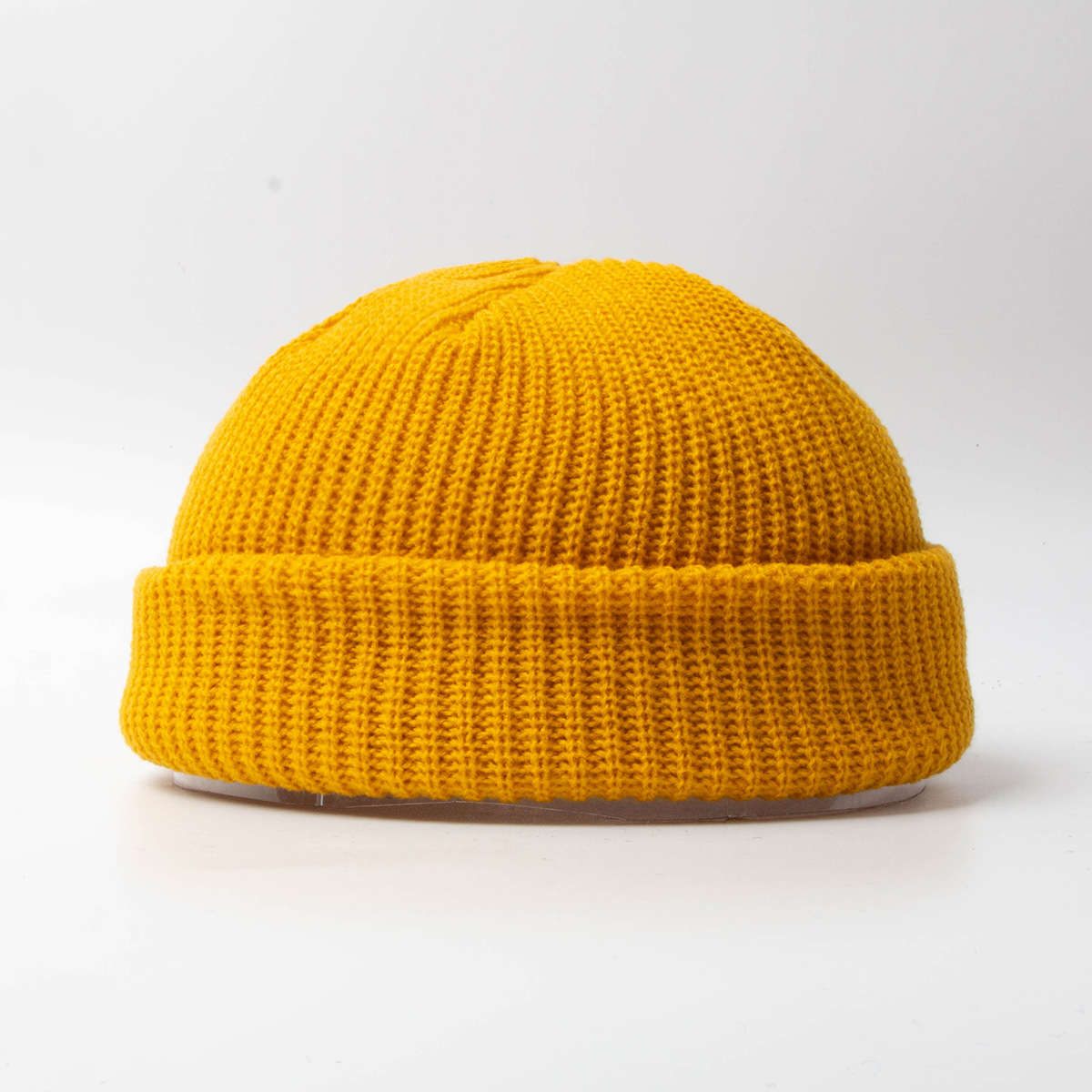 Unisex Knitted Solid Winter Beanie Hat Warm Bonnet Cap