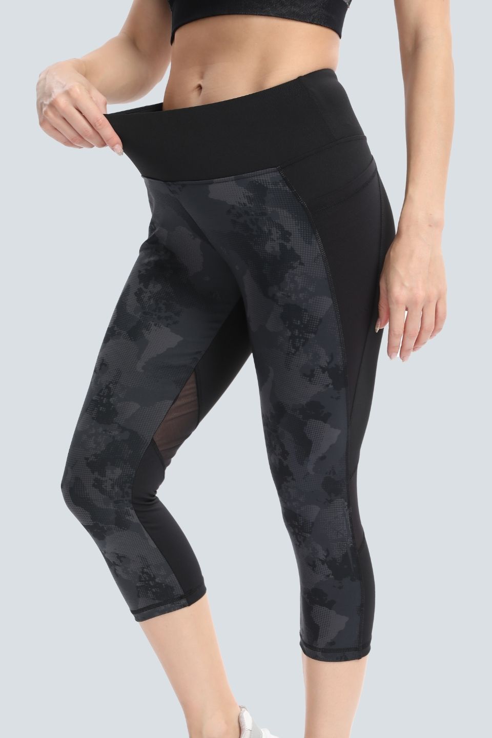 Buy Lapasa Fit Yoga Crop Pants Capris Hidden Pocket Leggings for