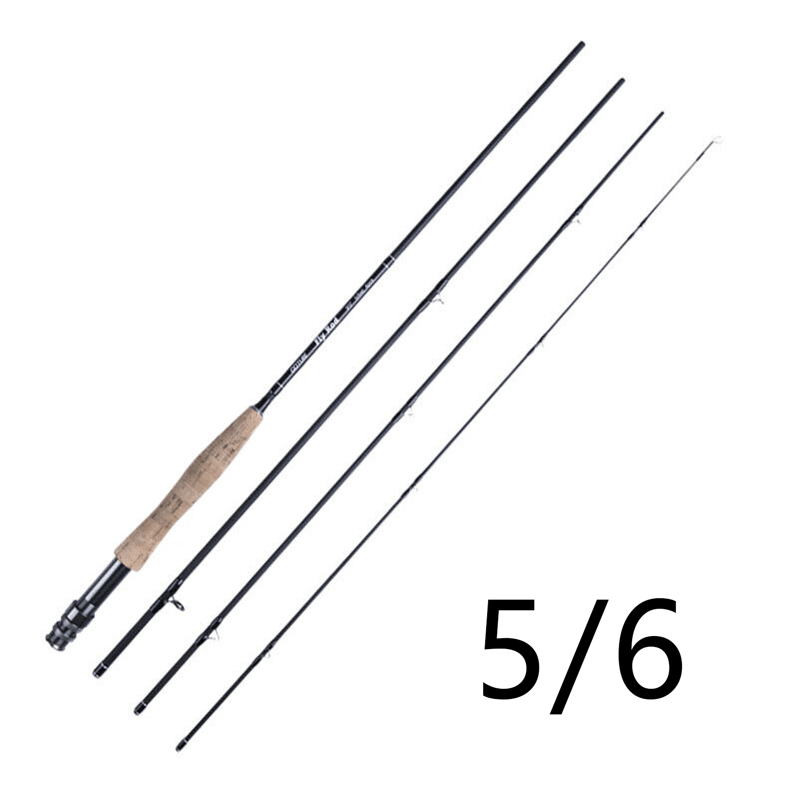 4pcs * 9ft Fly Fishing Rod - Lightweight Carbon Fiber Rod for Trout and Bass