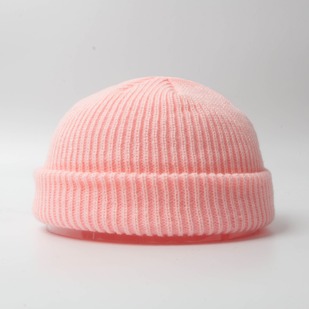 Unisex Knitted Solid Winter Beanie Hat Warm Bonnet Cap