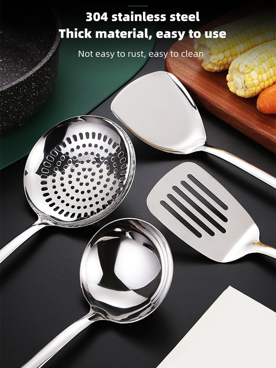 Durable 304 Stainless Steel Spatula Spoon Colander Perfect Temu