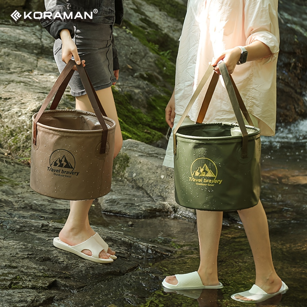 

Koraman Portable Folding Large-capacity Bucket, As Washbasin Laundry Bag, Retractable Foot Soaking Bucket 10/20l