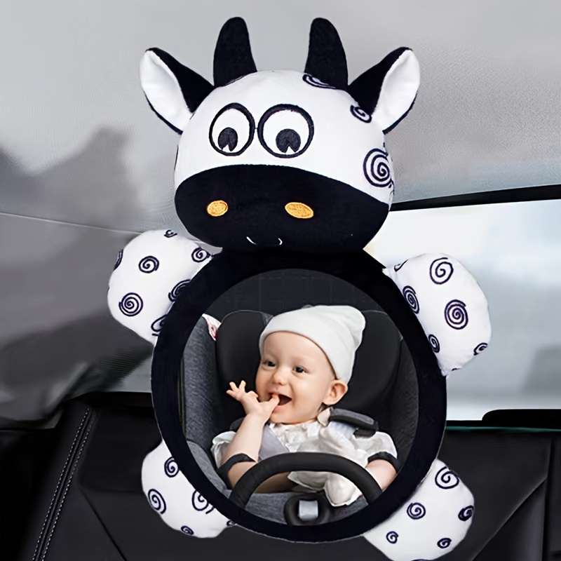 Espejo de coche Espejo retrovisor para bebé,Espejo retrovisor para bebé  para asiento trasero Espejo de seguridad para coche de bebé. Afortunado  Sencillez