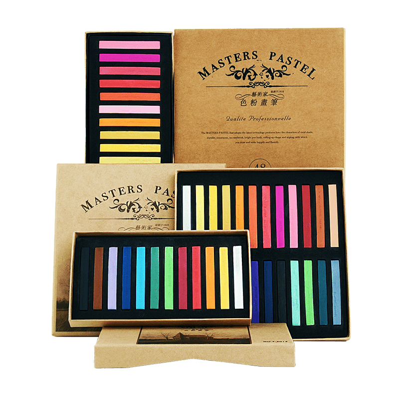 Marie's Colored Chalk Artist Drawing Chalk In A Box Pigment - Temu