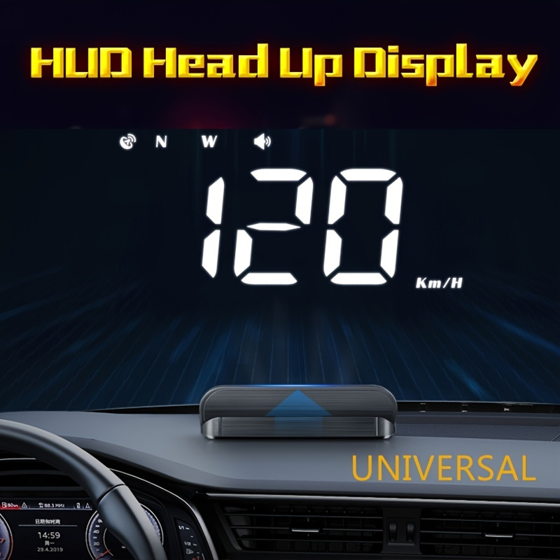 Car Head Up Display, Car Universal Gps Hud Speedometer, Usb