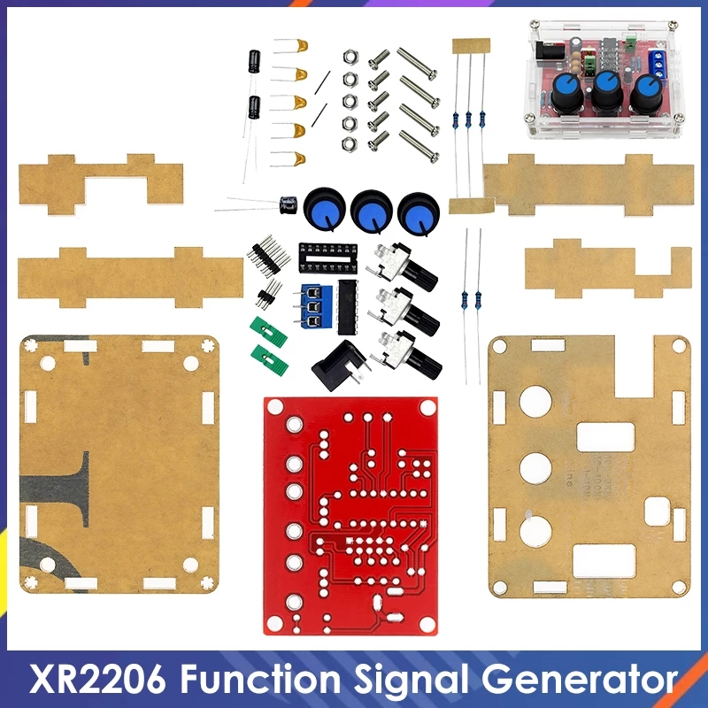 1hz 1mhz Xr2206 Function Signal Generator Diy Kit Sine Triangle Square ...