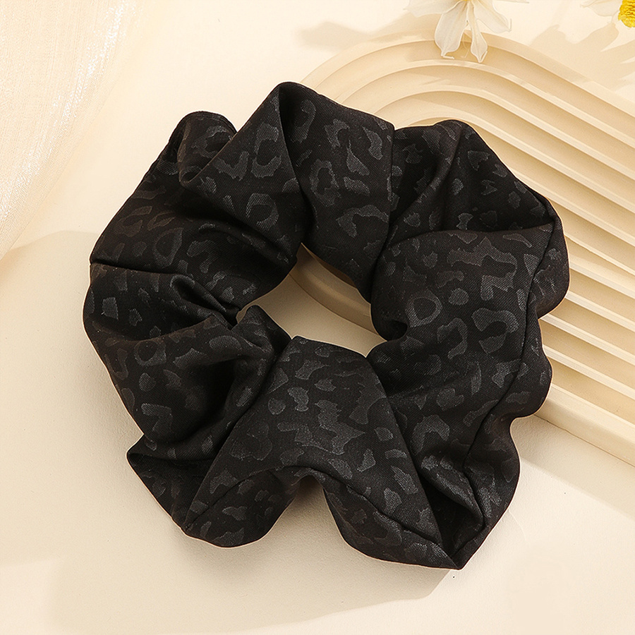 1pc Retro Spot & Plain Hair Tie - Single- Solid Color With For Look, Hold For Braids Buns Ponytails, Non-damaging Hair Accessory For & (daily Use)
