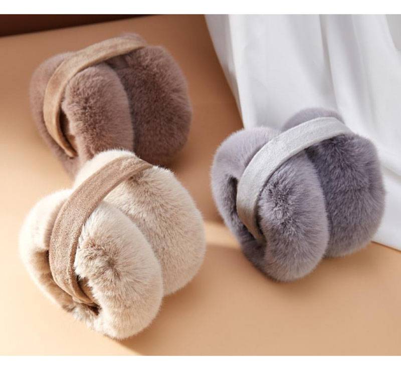 EMAGEREN Ear Muff Plush Winter Ear Warmers Foldable Ears Muffs